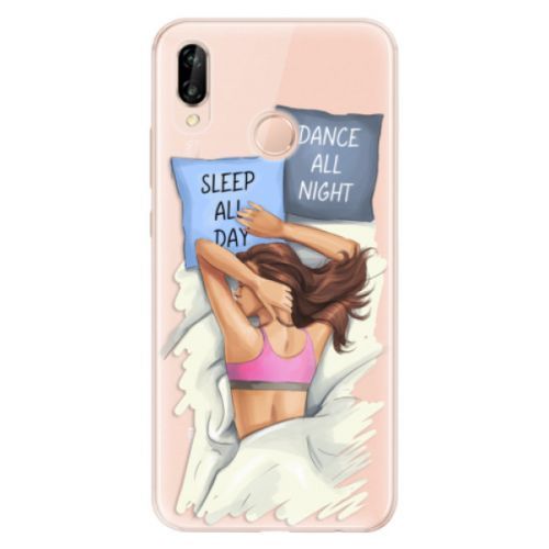 Odolné silikónové puzdro iSaprio - Dance and Sleep - Huawei P20 Lite