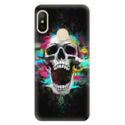 Odolné silikónové puzdro iSaprio - Skull in Colors - Xiaomi Mi A2 Lite