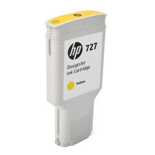 HP originál ink F9J78A, HP 727, yellow, 300ml, HP DesignJet T1530,T2530,T930,T1500,T2500,T920