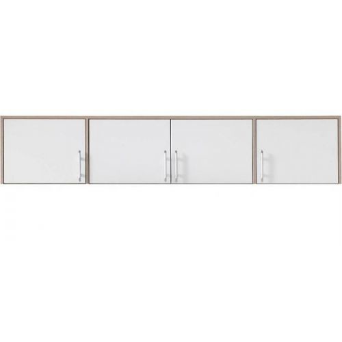 Nadstavec na skriňu Smart  SRN1 200 cm dub sonoma/biela