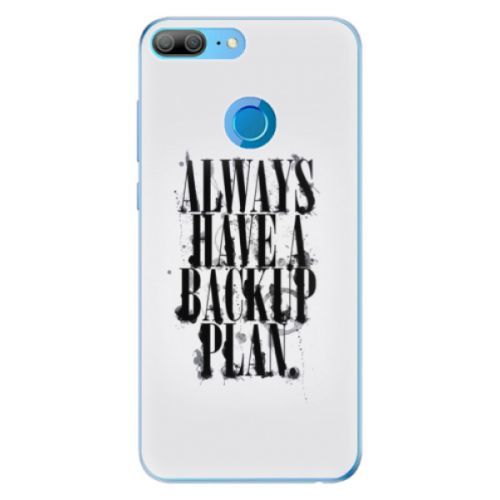 Odolné silikónové puzdro iSaprio - Backup Plan - Huawei Honor 9 Lite