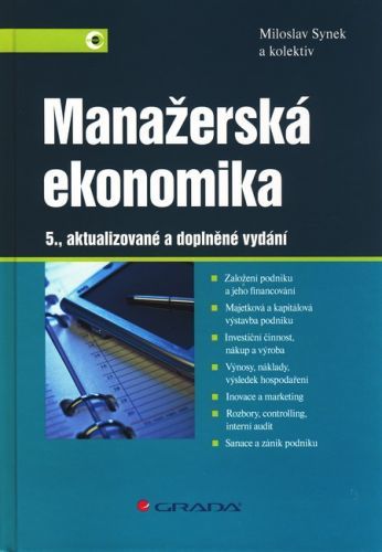 Manažerská ekonomika (5., aktualizované a doplněné vydání)