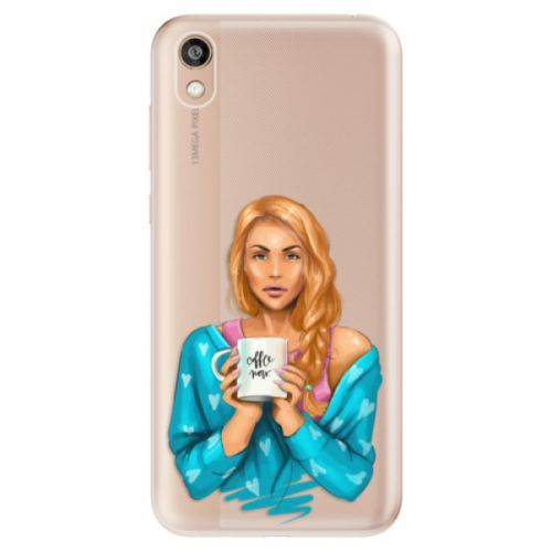 Odolné silikónové puzdro iSaprio - Coffe Now - Redhead - Huawei Honor 8S