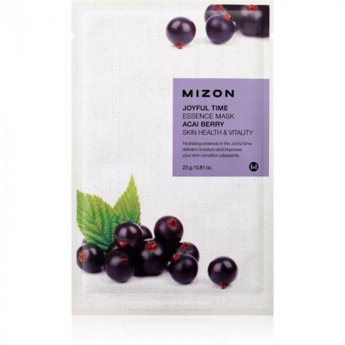 Mizon Joyful Time plátenná maska pre rozjasnenie a vitalitu pleti 23 g