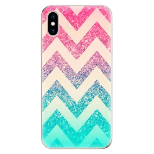 Odolné silikónové puzdro iSaprio - Zig-Zag - iPhone XS