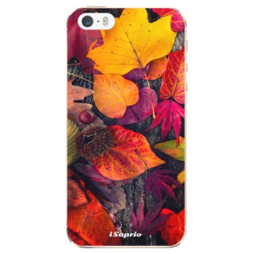 Odolné silikónové puzdro iSaprio - Autumn Leaves 03 - iPhone 5/5S/SE