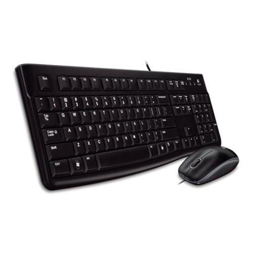 Set Logitech Desktop MK120, drôtový, USB, CZ 920-002536