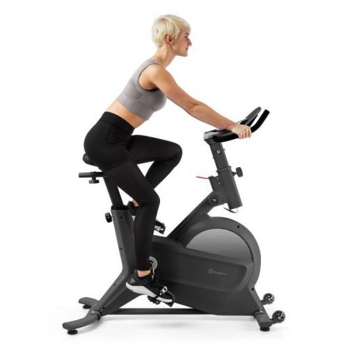 KLARFIT Aeris, domáci trenažér, zotrvačná hmotnosť 18 kg, magnetický odpor v 8 úrovniach, do 120 kg, čierny