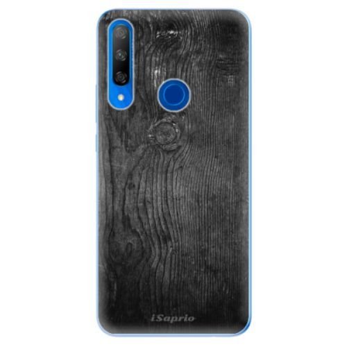 Odolné silikónové puzdro iSaprio - Black Wood 13 - Huawei Honor 9X