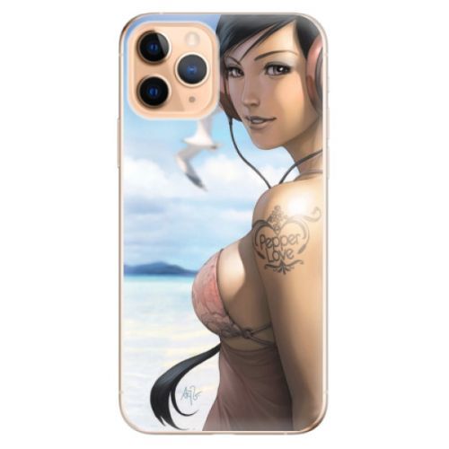 Odolné silikónové puzdro iSaprio - Girl 02 - iPhone 11 Pro
