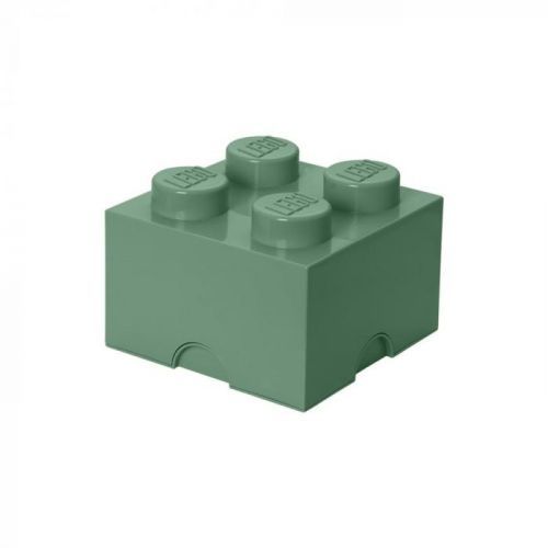 Zelený úložný box štvorec LEGO®