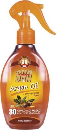 SUN Opaľovacie mlieko s arganovým olejom OF 30 rozprašovacia 200 ml
