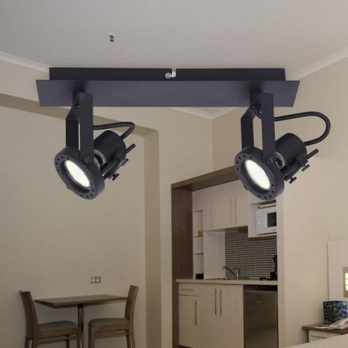 Lampa Medison-2 sandy black LS2