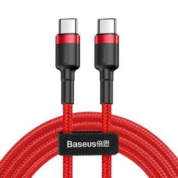 Kábel Baseus USB-C na USB-C QC 3.0 60W 2 metrový 3A - červený