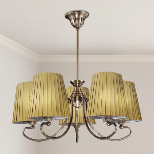 Diva Závesné svietidlo 5x40w E14 Chróm/Zlatá