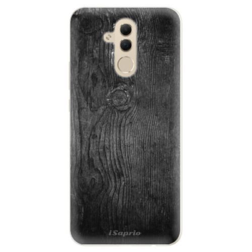 Silikónové puzdro iSaprio - Black Wood 13 - Huawei Mate 20 Lite