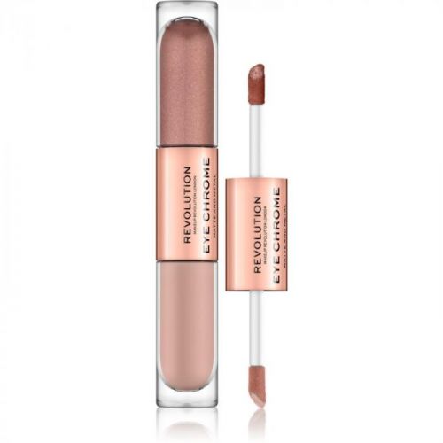 Makeup Revolution Eye Chrome tekuté očné tiene odtieň Life 2 x 2,2 ml