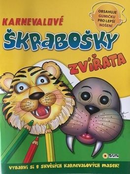 Karnevalové škrabošky - Zvířata