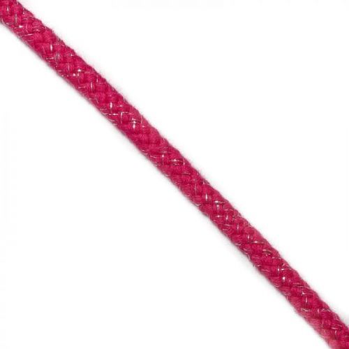 Lurexová šnúra 10 mm fuchsia