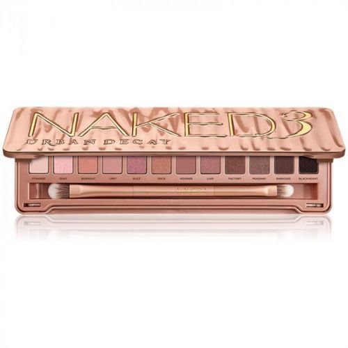 Urban Decay Naked3 paletka očných tieňov so štetčekom 12 x 1,3 g