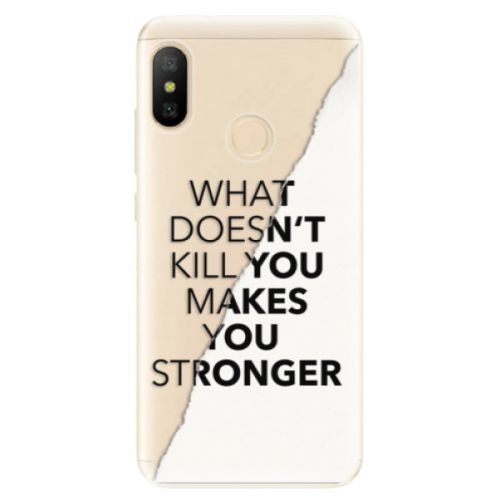 Odolné silikónové puzdro iSaprio - Makes You Stronger - Xiaomi Mi A2 Lite