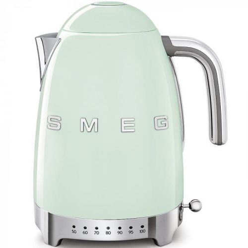 Rýchlovarná kanvica Smeg 50's Retro Style, s reguláciou teploty, pastelovo zelená KLF04PGEU