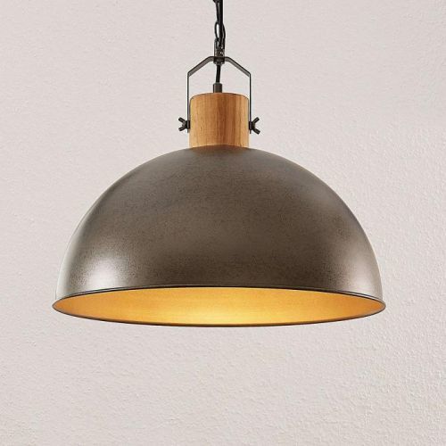 Lindby Holgar závesná lampa kovové tienidlo, 1-pl.