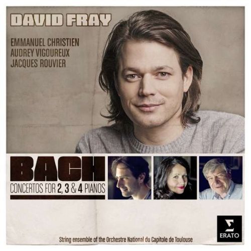 CD FRAY/ROUVIER/CHRISTIEN/VIGOUREUX/TOULOUSE ORCHESTRA SOLOISTS - BACH CONCERTOS FOR 2, 3, AND 4 PIANOS