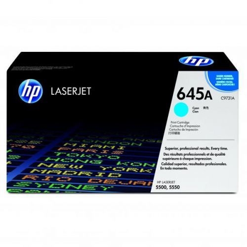 HP originál toner C9731A, cyan, 12000str., HP 645A, HP Color LaserJet 5500, N, DN, HDN, DTN