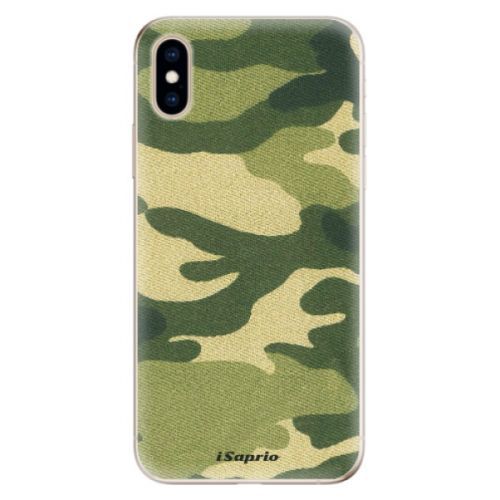 Odolné silikónové puzdro iSaprio - Green Camuflage 01 - iPhone XS