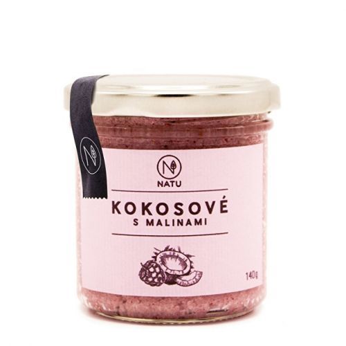 Natu Kokosové maslo s malinami 140 g