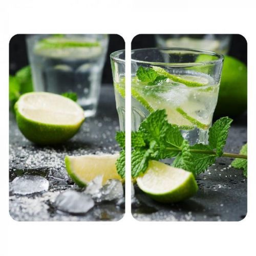 Sada 2 sklenených krytov na sporák Wenko Mojito