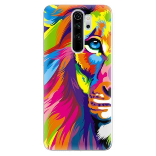 Odolné silikónové puzdro iSaprio - Rainbow Lion - Xiaomi Redmi Note 8 Pro