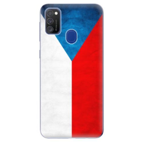 Odolné silikónové puzdro iSaprio - Czech Flag - Samsung Galaxy M21