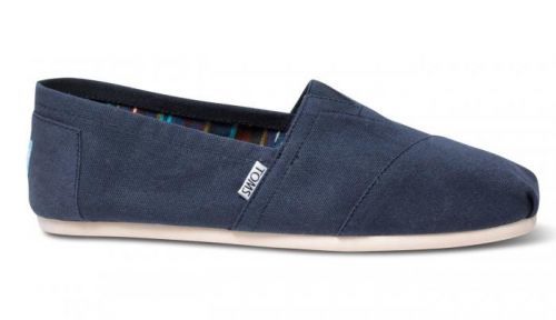 Toms Alpargatas Navy Canvas modré 10000866