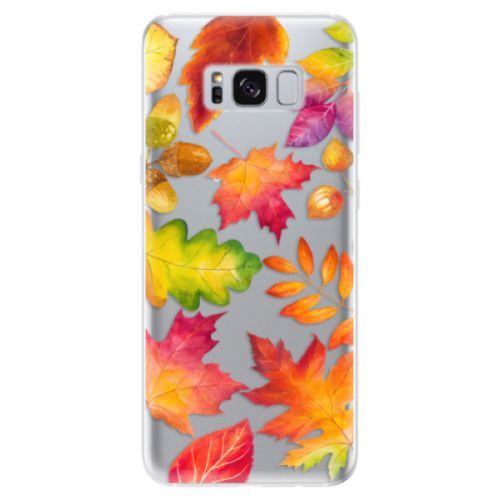 Odolné silikónové puzdro iSaprio - Autumn Leaves 01 - Samsung Galaxy S8