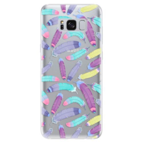 Odolné silikónové puzdro iSaprio - Feather Pattern 01 - Samsung Galaxy S8
