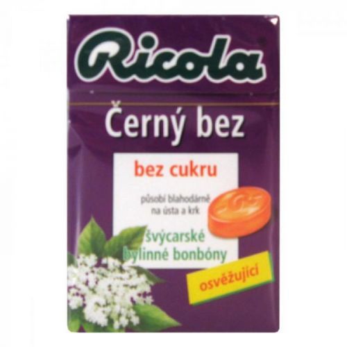 Ricola Čierny Bez 40g bez cukru