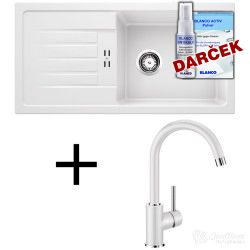 BLANCO FAVUM XL 6 S + MIDA silgranit biela