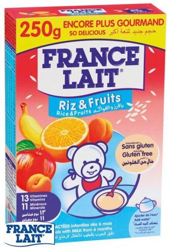 France Lait Ryžová mliečna kaša ovocná 250g