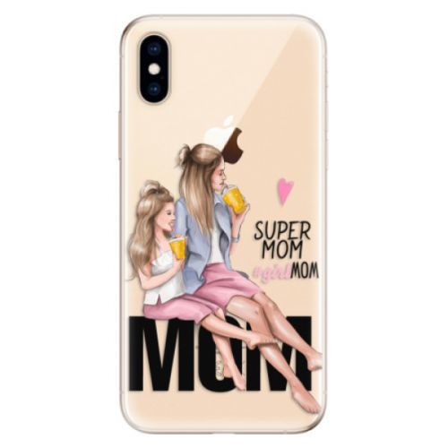 Odolné silikónové puzdro iSaprio - Milk Shake - Blond - iPhone XS