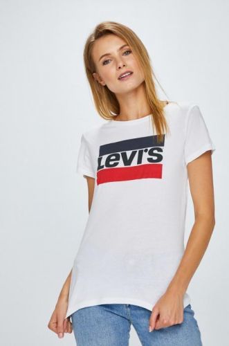 Tričko Levi's® Perfect Graphic Tee White XS