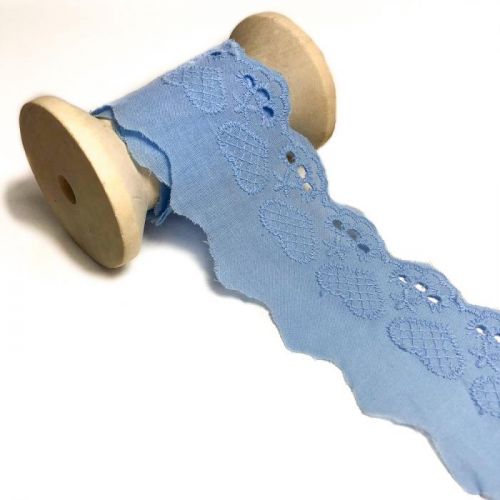 Krajka Heart light blue