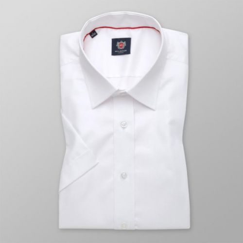 Pánska košele WR London slim fit s krátkym rukávom v biele farbe (výška 176-182) 4796