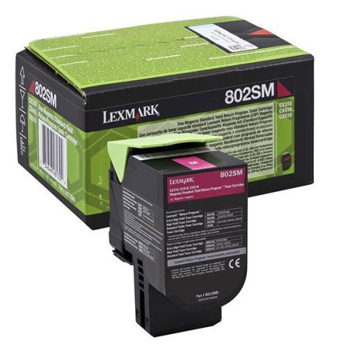 Lexmark originál toner 80C2SME, magenta, 2000str., Lexmark CX310dn, CX310n, CX410de, CX410
