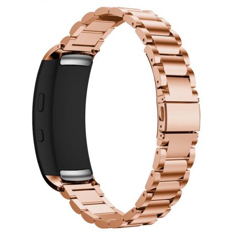 Samsung Gear Fit 2 Stainless Steel remienok, Rose Gold