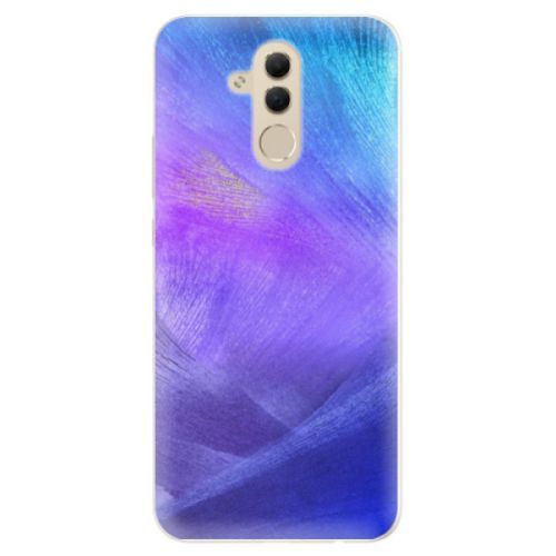 Silikónové puzdro iSaprio - Purple Feathers - Huawei Mate 20 Lite