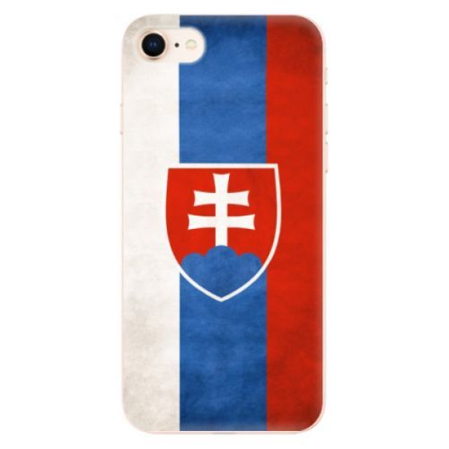 Odolné silikónové puzdro iSaprio - Slovakia Flag - iPhone 8