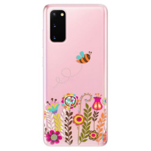 Odolné silikónové puzdro iSaprio - Bee 01 - Samsung Galaxy S20