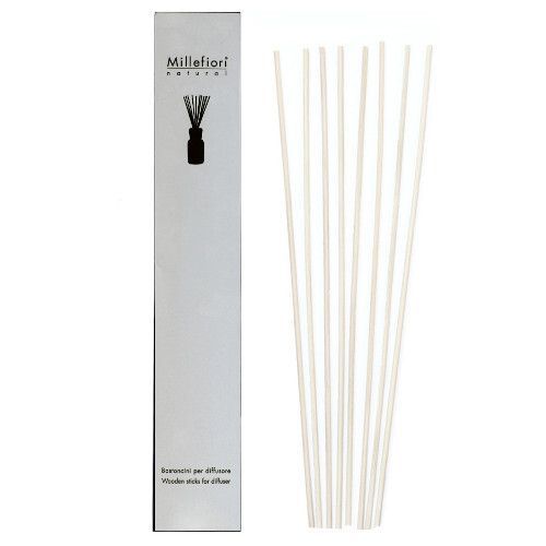 Millefiori Milano Náhradné tyčinky do difuzéra Natural (Wooden Stick For Diffuser) 7 ks